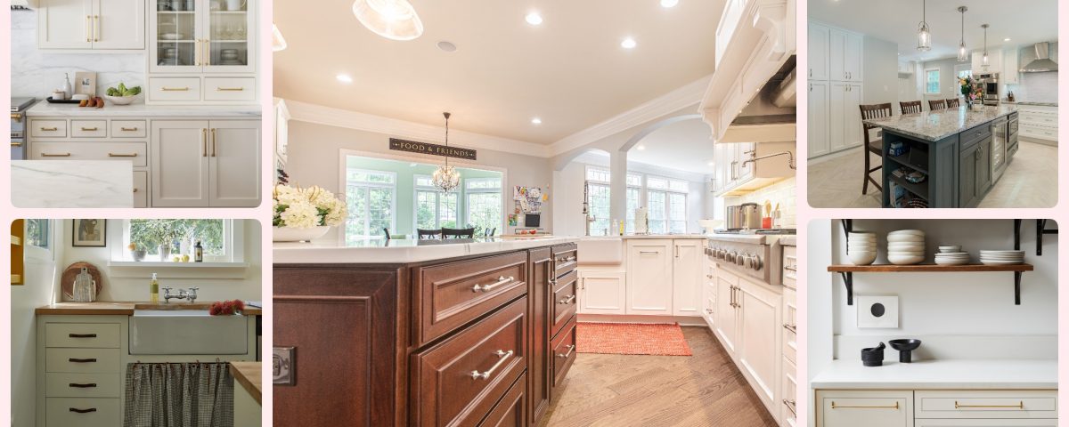 cream colored kitchen cabinets