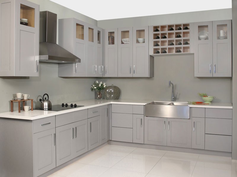 Grey Shaker Kitchen Cabinets